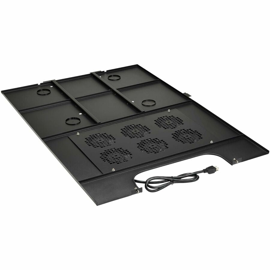 Eaton Tripp Lite Series SmartRack Roof-Mounted Fan Panel for Deep and Wide Rack Enclosure Cabinets - 6 120V Fans, 630 CFM, 5-15P Plug