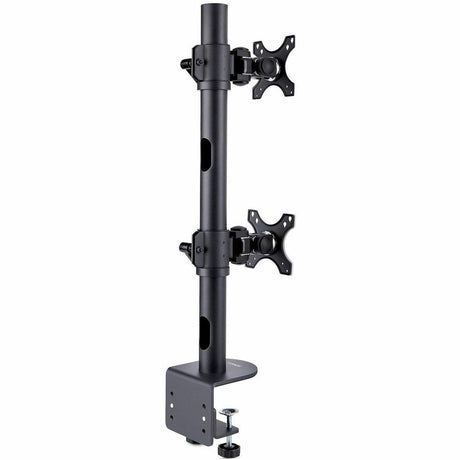 StarTech.com Desk Mount For 2x Vertically Stacked Monitors, Dual 49" , Total 70lb/32kg, C-Clamp, VESA, Widescreen 16:9/Ultrawide 32:9, TAA