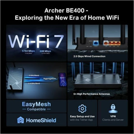 BE6500 DUAL-BAND WI-FI 7 ROUTER