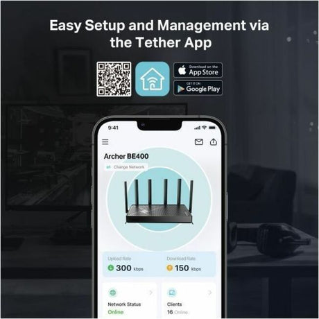 BE6500 DUAL-BAND WI-FI 7 ROUTER