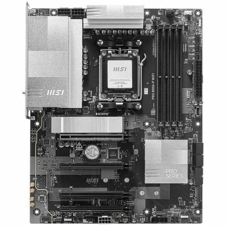 MSI Pro B850-P WIFI Gaming Desktop Motherboard - AMD B850 Chipset - Socket AM5 - ATX