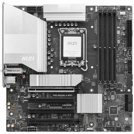 MSI B860M-A WIFI Gaming Desktop Motherboard - Intel B860 Chipset - Socket LGA-1851 - Micro ATX