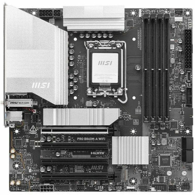 MSI B860M-A WIFI Gaming Desktop Motherboard - Intel B860 Chipset - Socket LGA-1851 - Micro ATX