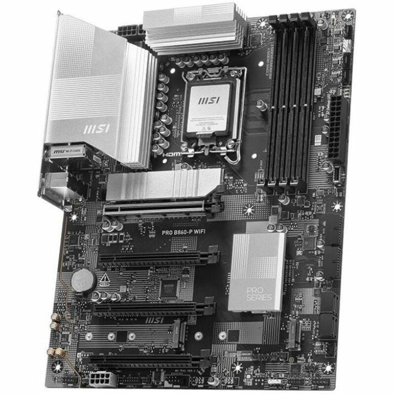 MSI Pro PRO B860-P WIFI Gaming Desktop Motherboard - Intel B860 Chipset - Socket LGA-1851 - ATX