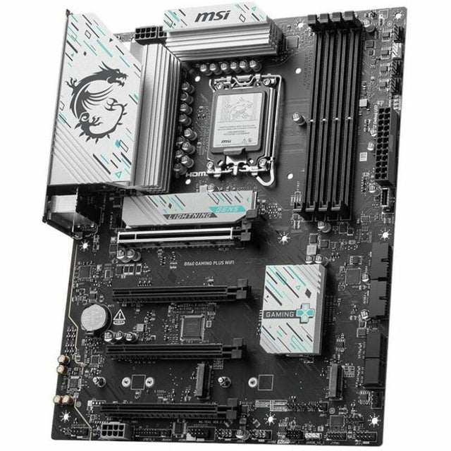 MSI B860 GAMING PLUS WIFI Gaming Desktop Motherboard - Intel B860 Chipset - Socket LGA-1851 - ATX