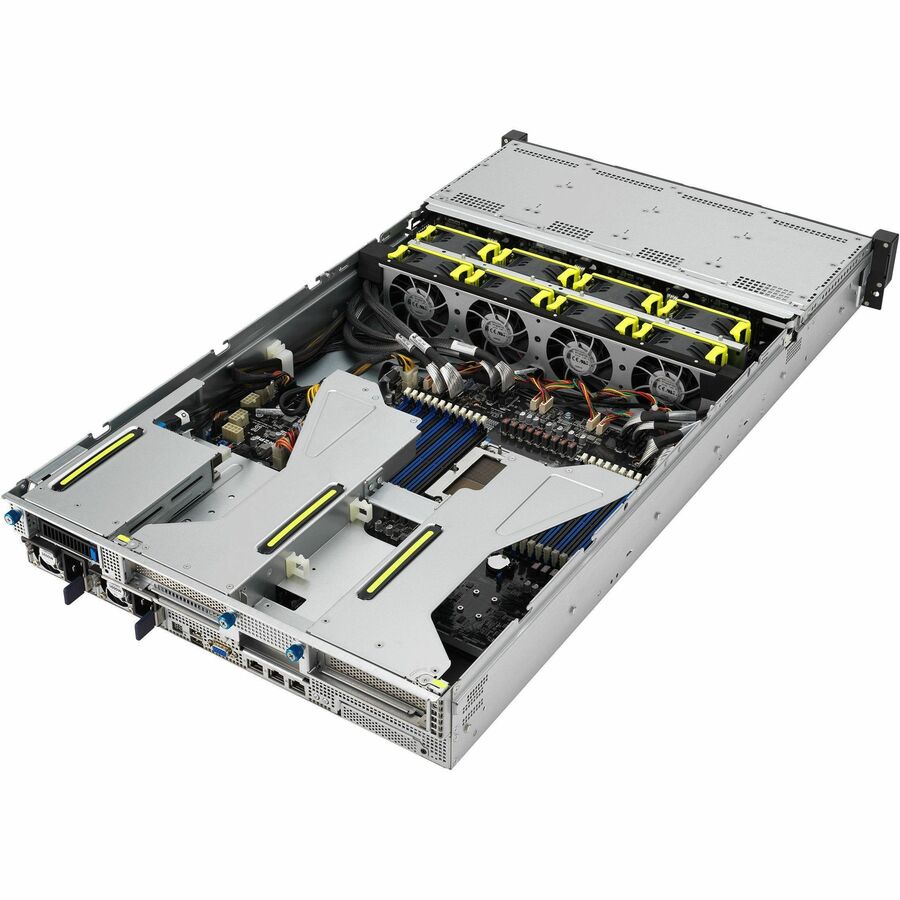 Asus RS521A-E12-RS12U Server Barebone System - 2U Rack-mountable - Socket SP5 - 1 x Processor Support - 1 x AMD EPYC 5th Gen