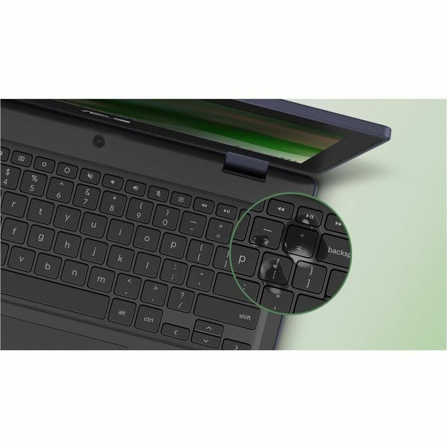 Asus Chromebook CR11 Flip CR1104F CR1104FTA-YZ84T 11.6" Touchscreen Rugged Convertible 2 in 1 Chromebook - HD - Intel N-Series N150 - 8 GB - 64 GB Flash Memory - Mineral Gray