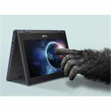 Asus BR1104F BR1104FTA-YS24T 11.6" Touchscreen Rugged Convertible 2 in 1 Notebook - HD - Intel N-Series N250 - 8 GB - 128 GB SSD - Mineral Gray