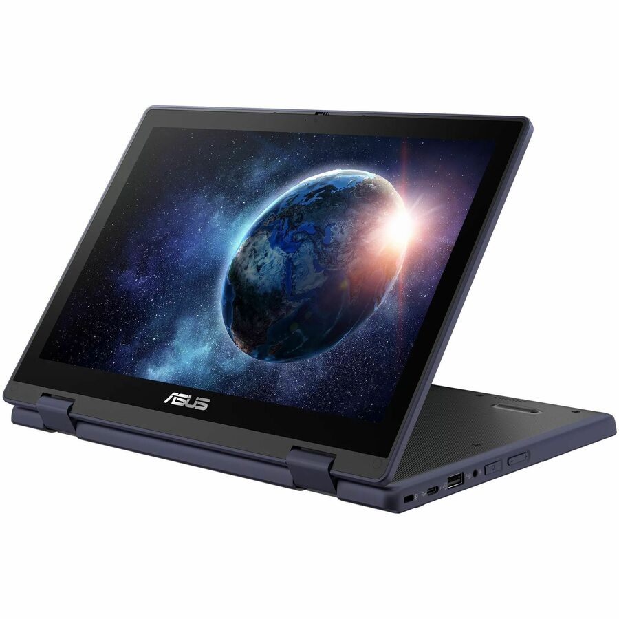 Asus BR1204F BR1204FTA-YS14T 12.2" Touchscreen Rugged Convertible 2 in 1 Notebook - WUXGA - Intel N-Series N150 - 4 GB - Mineral Gray