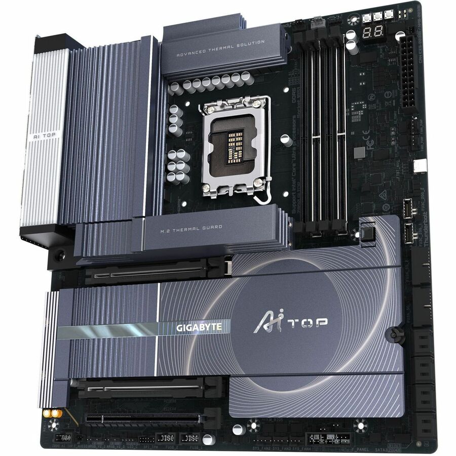 Gigabyte Z890 AI TOP Gaming Desktop Motherboard - Intel Z890 Chipset - Socket LGA-1851 - Extended ATX