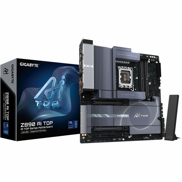 Gigabyte Z890 AI TOP Gaming Desktop Motherboard - Intel Z890 Chipset - Socket LGA-1851 - Extended ATX