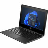 HP Fortis Flip G1i 11.6" Touchscreen Convertible 2 in 1 Notebook - HD - Intel N-Series N250 - 4 GB - 128 GB Flash Memory - Jet Black