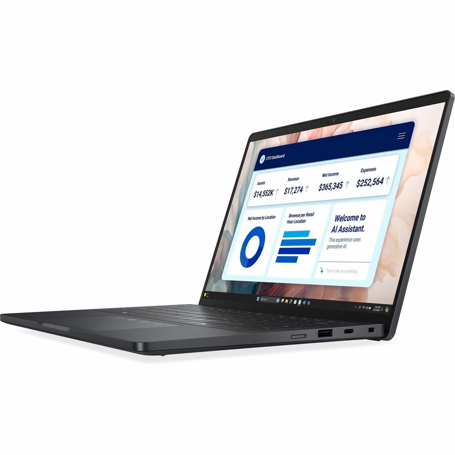 Dell Pro 13 Premium PA13250 13.3" Copilot+ PC Notebook - Full HD Plus - Intel Core Ultra 7 268V - vPro Technology - Intel Evo Platform - 32 GB - 512 GB SSD - English (US) Keyboard - Magnetite