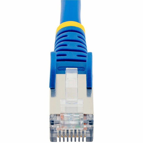 StarTech.com 100ft Blue CAT6a Ethernet Cable, Snagless RJ45, 10G, 100W PoE, S/FTP, LSZH, 27AWG Pure Copper, 500MHz, Shielded Network Cord