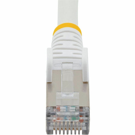 StarTech.com 75ft White CAT6a Ethernet Cable, Snagless RJ45, 10G, 100W PoE, S/FTP, LSZH, 27AWG Pure Copper, 500MHz, Shielded Network Cord