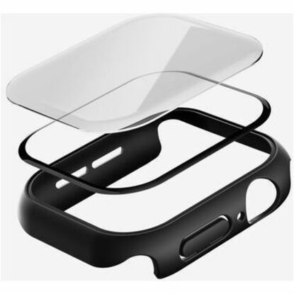 Belkin TemperedCurve 2-in-1 Screen Protector for Apple Watch Series 10 (42mm/black) Black