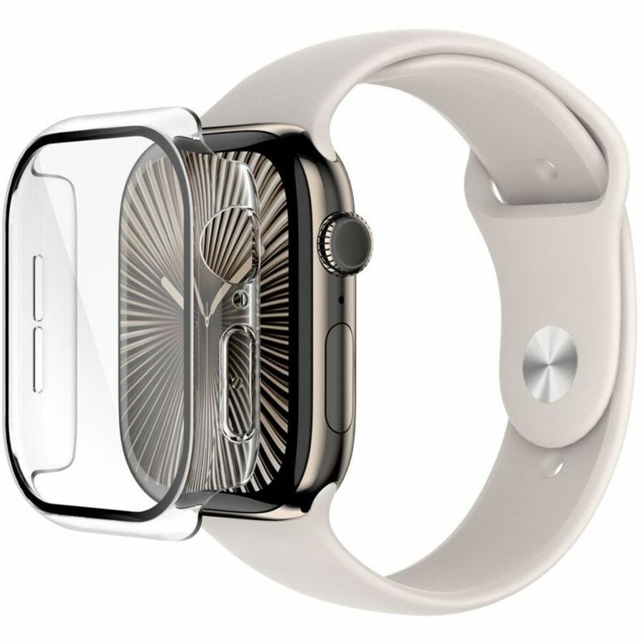 Belkin TemperedCurve 2-in-1 Screen Protector for Apple Watch Series 10 (46mm/clear) Clear