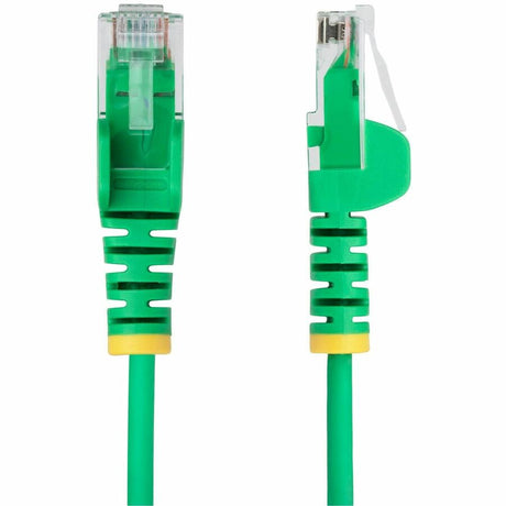 StarTech.com 4ft Green Slim CAT6 Ethernet Cable, Slim Snagless RJ45, UTP, LSZH, 28AWG Bare Copper, Slim Network Patch Cord, Fluke Tested
