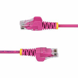 StarTech.com 7ft Pink Slim CAT6 Ethernet Cable, Slim Snagless RJ45, UTP, LSZH, 28AWG Bare Copper, Slim Network Patch Cord, Fluke Tested