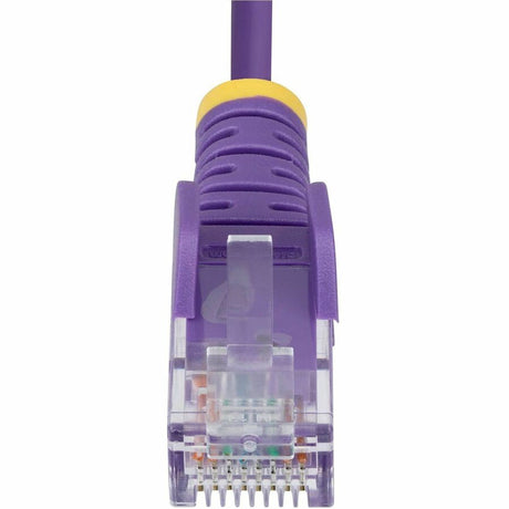 StarTech.com 7ft Purple Slim CAT6 Ethernet Cable, Slim Snagless RJ45, UTP, LSZH, 28AWG Bare Copper, Slim Network Patch Cord, Fluke Tested