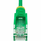 StarTech.com 20ft Green Slim CAT6 Ethernet Cable, Slim Snagless RJ45, UTP, LSZH, 28AWG Bare Copper, Slim Network Patch Cord, Fluke Tested