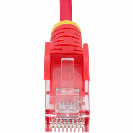 StarTech.com 2ft Red Slim CAT6 Ethernet Cable, Slim Snagless RJ45, UTP, LSZH, 28AWG Bare Copper, Slim Network Patch Cord, Fluke Tested