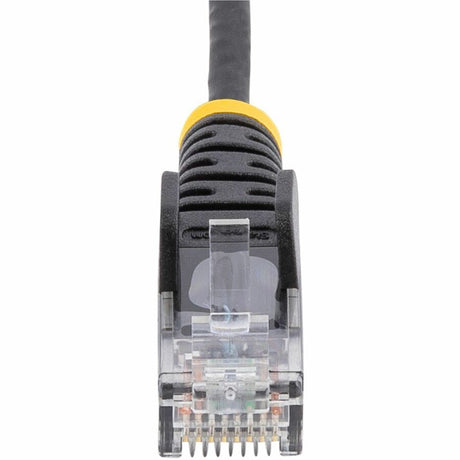 StarTech.com 2ft Black Slim CAT6 Ethernet Cable, Slim Snagless RJ45, UTP, LSZH, 28AWG Bare Copper, Slim Network Patch Cord, Fluke Tested