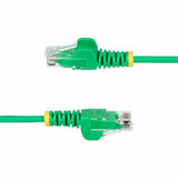 StarTech.com 3ft Green Slim CAT6 Ethernet Cable, Slim Snagless RJ45, UTP, LSZH, 28AWG Bare Copper, Slim Network Patch Cord, Fluke Tested