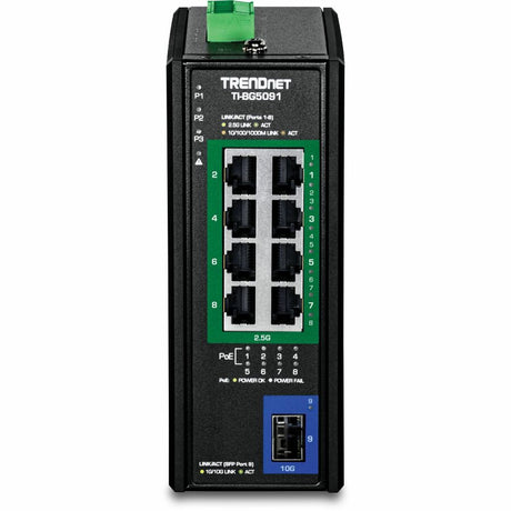 9-PORT INDUSTRIAL 2.5G DIN-RAIL