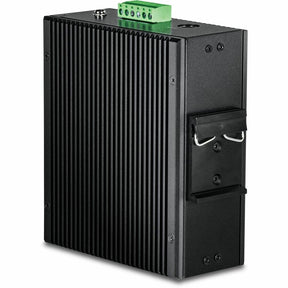 TRENDnet 9-Port Industrial 2.5G DIN-Rail PoE++ Switch with 10G SFP+ Port, TI-BG5091, Multi-Gigabit, 8 x 2.G PoE++ Ports, 1 x 10G SFP+ Port, 480W PoE Power Budget, 60Gbps, Lifetime Protection, Black