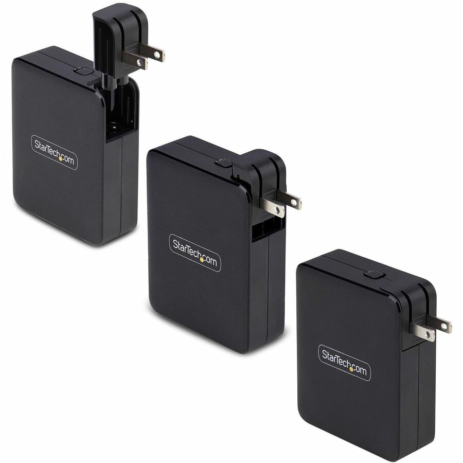 StarTech.com 140W USB-C Wall Charger, 3x USB-C/1x USB-A, PD 3.1 Portable GaN Power Adapter for MacBook Pro/Max/Dell XPS/Inspiron/Precision