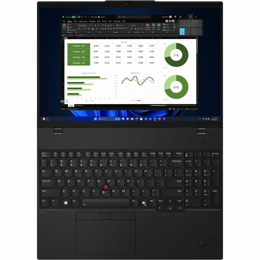 Lenovo ThinkPad L16 Gen 1 21L3005EUS 16" Notebook - WUXGA - Intel Core Ultra 5 125U - 16 GB - 512 GB SSD - English Keyboard - Black