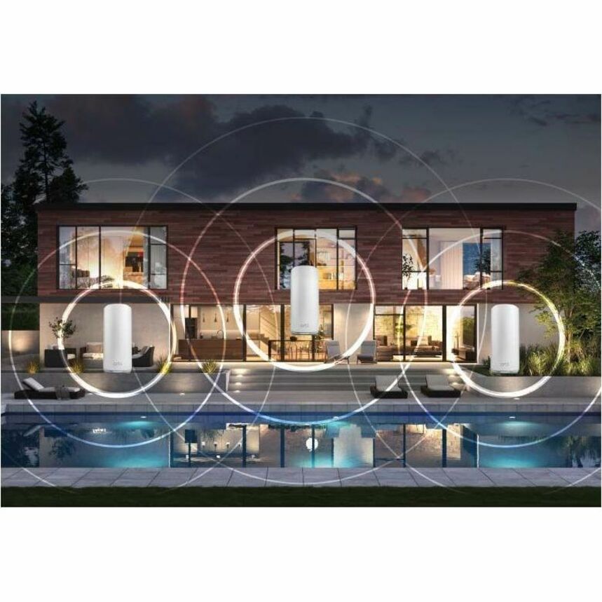 Netgear Orbi RBE870 Tri Band IEEE 802.11be 21 Gbit/s Wireless Range Extender