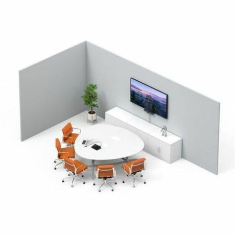 Logitech Small Microsoft Teams Rooms on Windows with Tap + MeetUp 2 + Lenovo ThinkSmart Core Gen 2