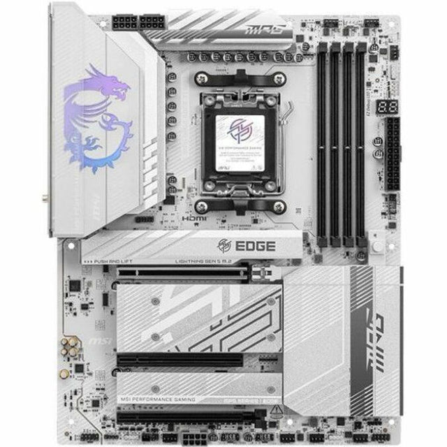 MSI MPG B850 EDGE TI WIFI Gaming Desktop Motherboard - AMD B850 Chipset - Socket AM5 - ATX