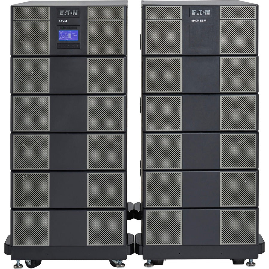 Eaton 9PXM 8-Slot Connected External Battery Cabinet for 9PXM Online Double-Conversion UPS, Add up to 4 EBMs, 14U Rack/Tower, TAA