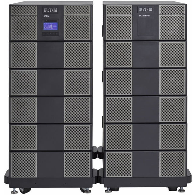 Eaton 9PXM 12-Slot Connected External Battery Cabinet for 9PXM Online Double-Conversion UPS, Add up to 4 EBMs, 21U Rack/Tower, TAA