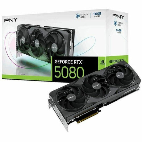 PNY NVIDIA GeForce RTX 5080 Graphic Card - 16 GB GDDR7