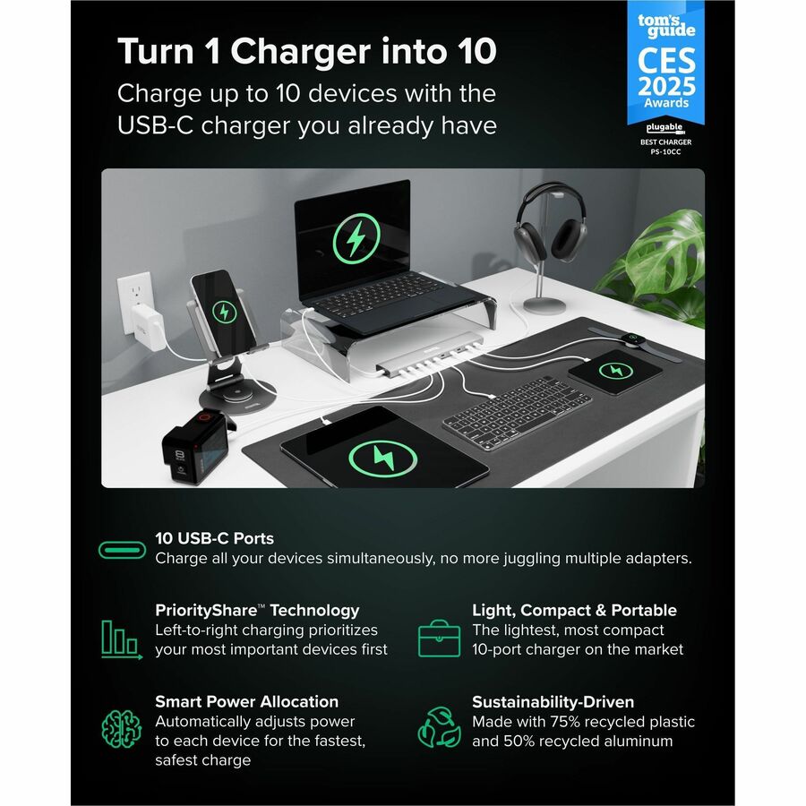 10Port USBC Charging Hub