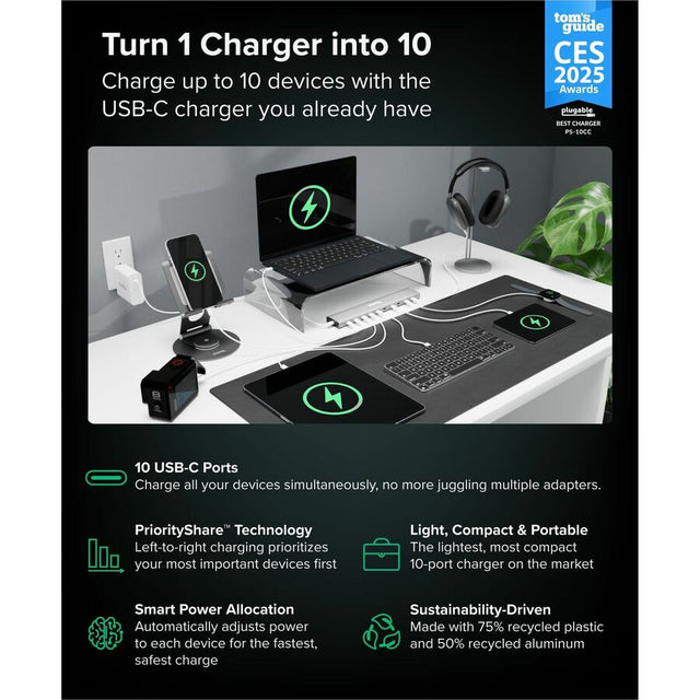 10Port USBC Charging Hub