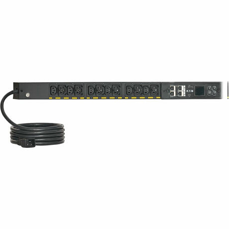 Eaton Single-Phase Managed Rack PDU G4, 100-240V, 24 Outlets, 16A, 3.8kW, C20/L6-20 Input, 10 ft. Cord, 0U Vertical