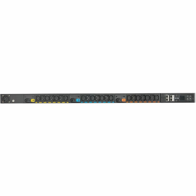 Eaton Universal-Input Metered PDU G4, 208V and 415/240V, 42 Outlets, Input Cable Sold Separately, 72-Inch 0U Vertical