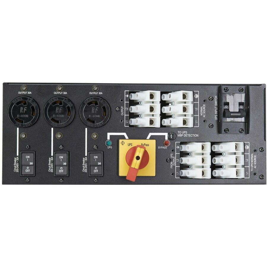 Eaton 9PX Maintenance Bypass for Select 8kVA to 11kVA 9PX UPS Systems, Hardwired Input/Output, 3 L6-30R Outlets, 3U Rack/Tower