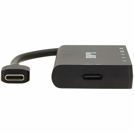 Eaton Tripp Lite Series 6-Port Slim USB Hub, USB 3.2 Gen 2 (10 Gbps) and USB-A 2.0 Hub Ports, USB-C Connector with USB-A Adapter, Black