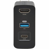 Eaton Tripp Lite Series Travel-Sized USB-C Dock and Charger - 4K HDMI, USB 3.2 Gen 1, 45W PD Charging
