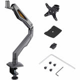 StarTech.com Desk Mount Monitor Arm, Up To 32" Display, Max 22lb/10kg, VESA, C-Clamp, Fully Articulating, Mechanical Spring, TAA-Compliant