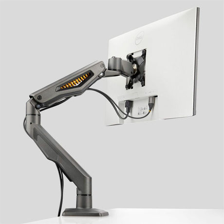 StarTech.com Desk Mount Monitor Arm, Up To 32" Display, Max 22lb/10kg, VESA, C-Clamp, Fully Articulating, Mechanical Spring, TAA-Compliant