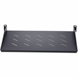 StarTech.com 1U Vented Server Rack Shelf, 12in (31.5cm) Mounting Depth, Cantilever Tray, 25lb (11.3kg) Capacity, Includes Cage Nuts/Screws