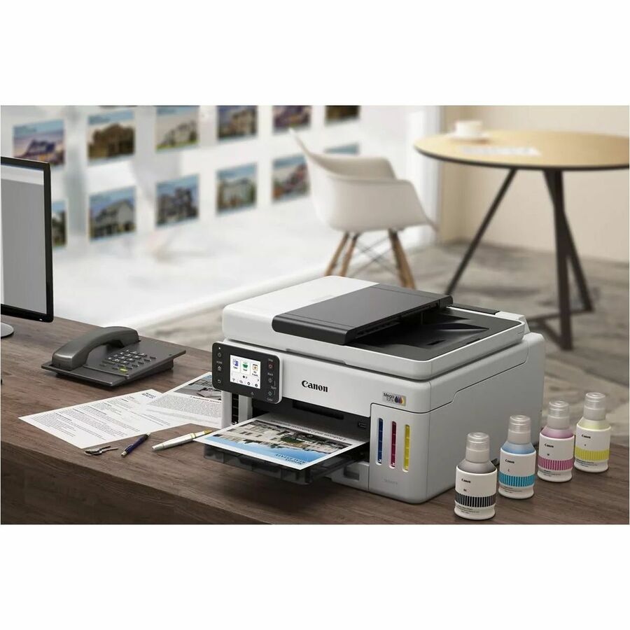 Canon GX6120 Wired & Wireless MegaTank Inkjet Multifunction Printer - Color