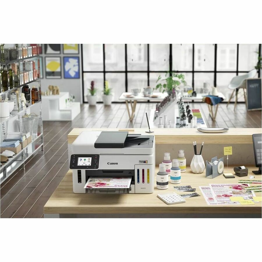 Canon GX6120 Wired & Wireless MegaTank Inkjet Multifunction Printer - Color